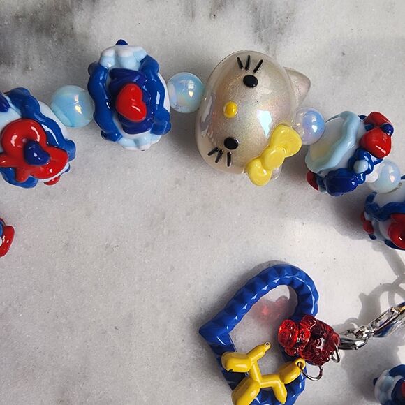 Stanley Straw Cover & Keychain, Phone Charm, Purse /Bag Clip Charm,  Hello Kitty - Picture 9 of 11